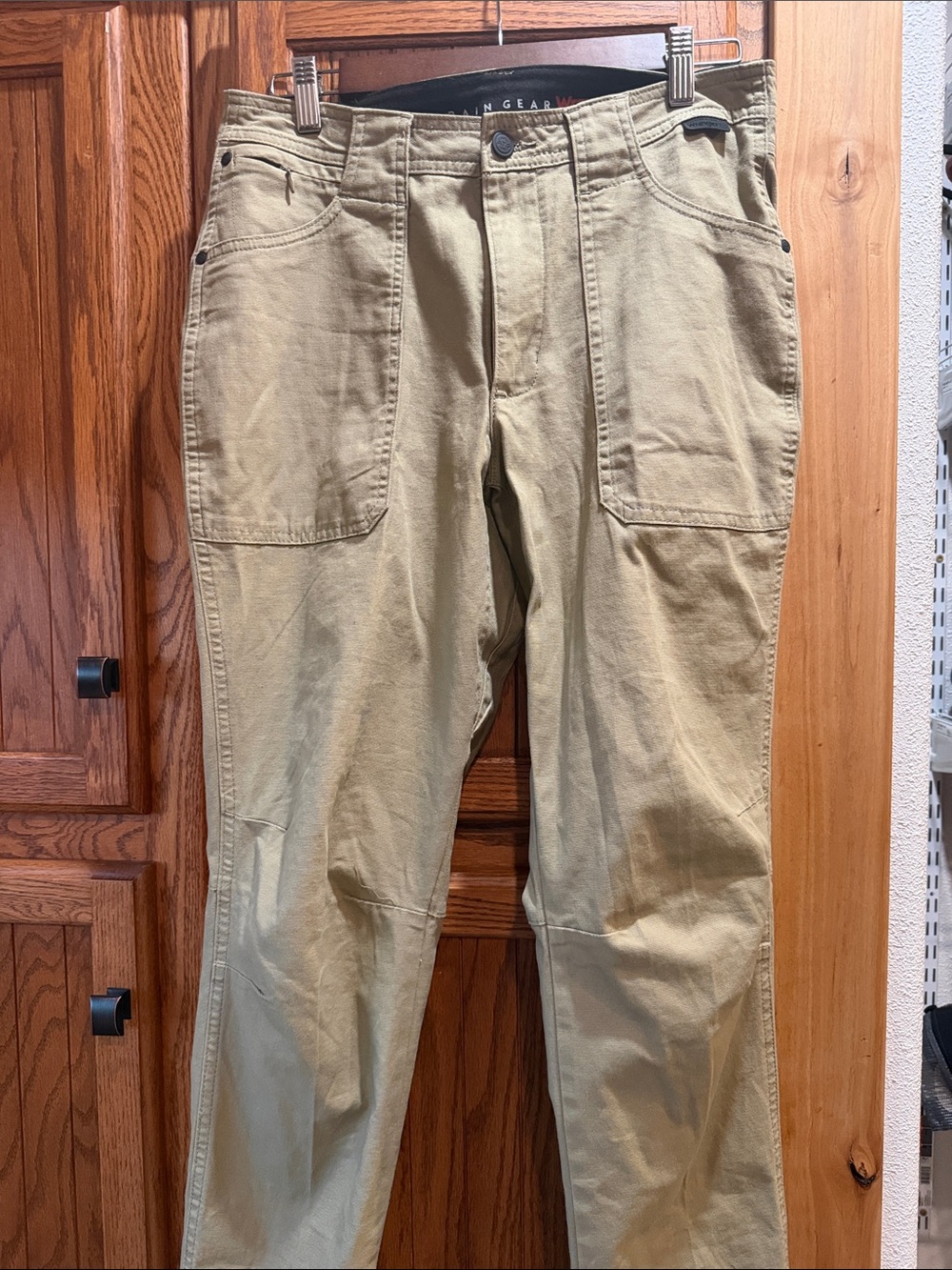 Wrangler AllTerrain Gear Khaki Chinos - Light Tan 10 tall